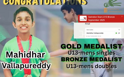 Medals for the Vallapureddy’s in the UK